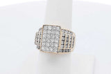 1.6cttw Diamond Ring In 10k Yellow Gold 9.8 Grams Size 7 Eb0826coxdu