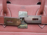 Hermes Birkin Hac 50 Gold Brown Clemence Brass Duffle Bag Do0823lwrxzde