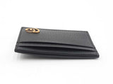 Gucci Gg Marmont Money Clip In Black Calfskin Leather Fw0426lrzdu