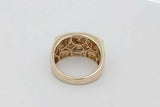1.52cttw Diamond Ring In 14k Yellow Gold 13.6 Grams Size 10 Eb1026exzsa