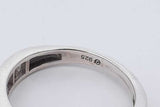 1.0cttw Lab Grown Diamond Ring In Sterling Silver 2.7 Grams Size 7 Eb0326rxdu