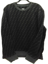 Fendi Black Cotton Velvet Logo Sweater Size Italian Xxxl Do0925lrxde