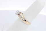0.64cttw Diamond 14k Yellow Gold Ring 5.1 Grams Size 6.5 Eb0626rxzdu