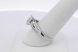 0.83cttw Diamond Ring In 10k White Gold 4 Grams Size 8.25 Eb0926oxzsa