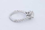 2.34cttw Diamond Ring In 14k White Gold 4.7 Grams Size 6.5 Eb0226wxxzde