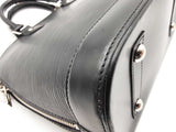 Louis Vuitton Alma Black Epi Leather Handbag Do0724rxzde