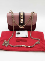 Valentino Garavani Glam Lock Studded Leather Shoulder Bag Eb0426wxzde