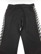 Fendi Black White Logo On Side Sweat Pants Size Italian Xxl Do0425oxzde