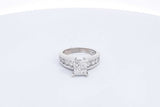 Approx. 1.36ctw Diamond Ring In 14k White Gold 6.9 Grams Size 7 Eb1224lxxzsa