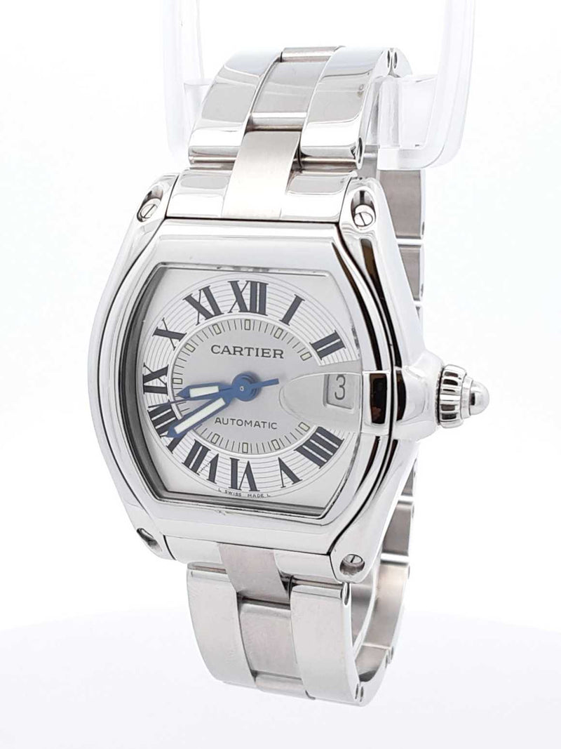 Cartier Roadster Stainless Steel Automatic 37mm Watch Fw0425ocrxdu
