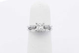 0.67cttw Diamond Wedding Set In 14k White Gold 3.2 Grams Size 4 Eb0625wxzsa