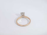 0.98 Cttw Diamond 14k Yellow Gold Solitaire Ring 2.3 Grams Size 6 Aa0626lzxzsa