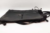 Prada Black Leather Drawstring Backpack Eb0626lxxzde