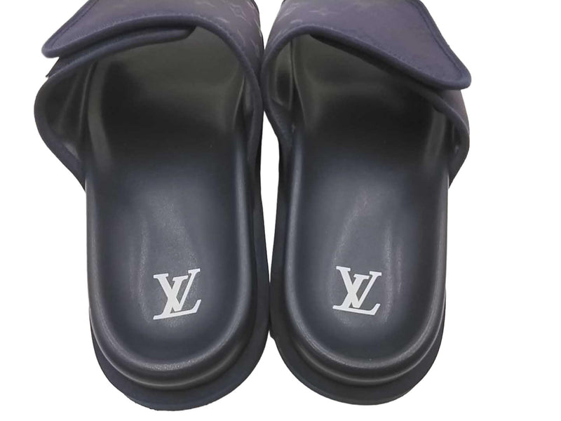 Louis Vuitton Miami Mules Blue Size 9.5 Jg0924crmia