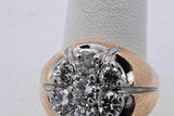 1.75cttw Diamond 14k Yellow Gold Ring 17.2 Grams Size 8.75 Eb0626osxzsa