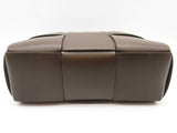 Bottega Veneta Acro Intreccio Dark Green Brown Leather Tote Bag Do1225lwrxde
