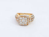 Approx. 2.48ctw Diamond Ring In 14k Yellow Gold 5.55 Grams Size 7.5 Eb0924sxzsa