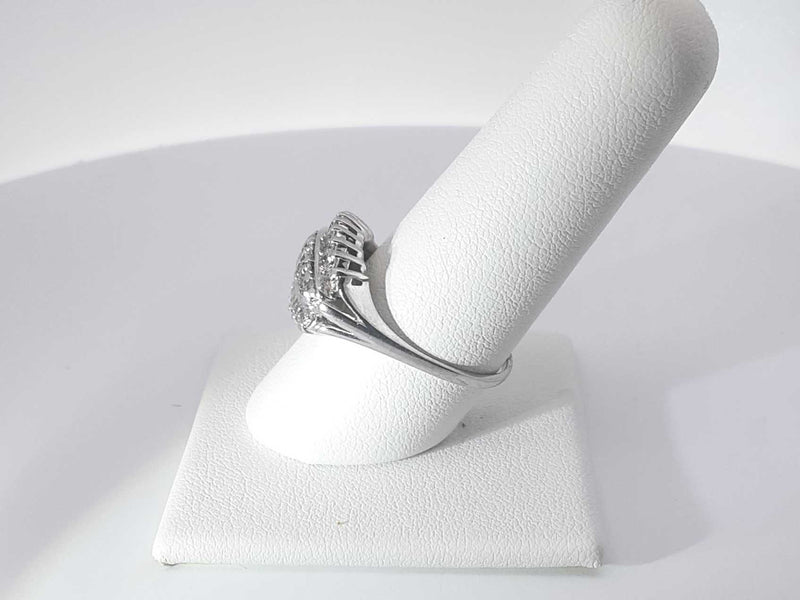 .91 Ctw Diamonds 14k White Gold 14k 4.4 Grams Ring Size 8 Sd0625owrsa