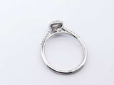 10k White Gold Diamond Engagement Ring Size 8.5 Lhlezde 144020006892