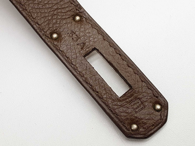Hermes Birkin 35 Toundra Brown Epsom Palladium Hardware Handbag Do0825sxzxde
