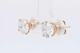 2.94cttw Lab Grown Diamond Stud Earrings 14k Yellow Gold 1.6 Grams Eb0326crxsa