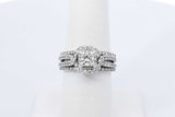 1.38ctw Diamond Ring In 14k White Gold 7.9 Grams Size 6.5 Eb1225lxxzdu