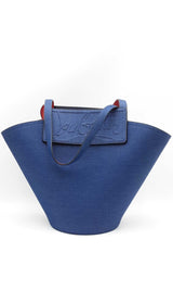 Christian Louboutin Loubishore Embossed Denim Tote Bag Ebpxzdu 144030007772