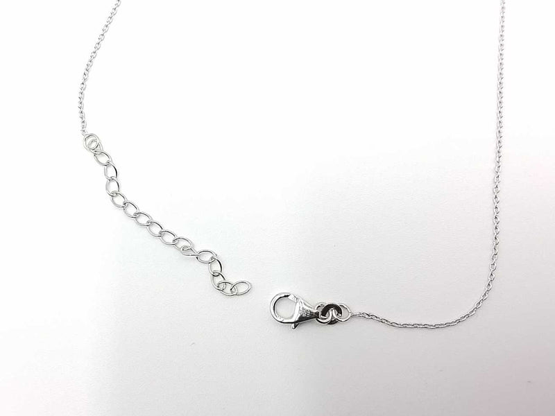 Diamond Chain Chip .48 Dwt Lab Diamond Chip Cross Pendant Chain Sterling Sliver Mk1225rzm ...