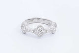 0.8ctw Lab Grown Diamond Ring In 925 Sterling Silver 3.6 Grams Size 7 Eb0325spsa