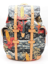 Louis Vuitton Christopher Surfing Navy Blue Ocean Monogram Backpack Do0126opxzde