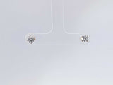 0.74 Cttw Lab Grown Diamond 14k Yellow Gold Stud Earrings .6 Grams Aa0725lcxsa