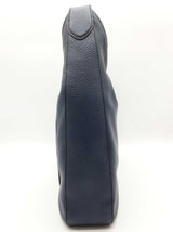 Prada Navy Blue Pebbled Leather Hobo Tote Bag Do0525rrxde