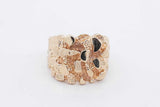 14k Yellow Gold Nugget Ring 11.9 Grams Size 11.5 Eb0526ixzsa