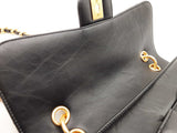 Chanel Large Double You Flap Bag In Diamond-quilted Black Leather Fw0626lixzdu