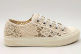 Christian Dior Walk N Dior Lace Macrame Embroidery Sneakers Size 37 Eb1224lrxsa