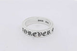 Chrome Hearts Spacer Forever Ring Sterling Silver 13.2g Size 12.75 Eb0326oxzsa