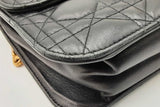 Christian Dior Black Leather Cannage Dioraddict Flap Shoulder Bag Eb1224cxzdu