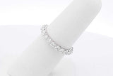 1.38cttw Lab Grown Diamond Eternity Band 14k White Gold 1.4g Size 6 Eb0826pxzsa