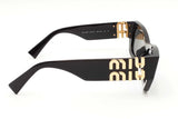 Miu Miu Black Sunglasses Smu 09w Eb0726lcrsa