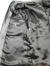 Yves Saint Laurent Ysl Pour Homme Black Leather Jacket Size It 56 Do0625pxzde