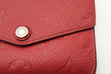 Louis Vuitton Monogram Empreinte Red Key Pouch Eb0225rxsa