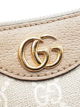Gucci Small Ophidia Bag In Beige & White Gg Supreme Coated Canvas Fw0626rrxdu