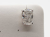 2.50 Carats Lab Grown Diamond 14k Wg 1.6g Screw Back Stud Earring Do0726exzde