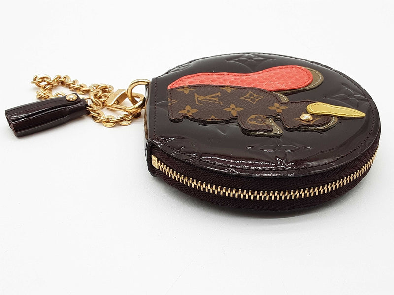 Louis Vuitton Animania Ecureuil Squirrel Monogram Vernis Pouch Do0325lxzde