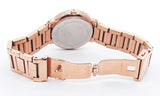 Michael Kors Rose Gold Tone Stainless Steel Watch 33mm Eb0723rxsa