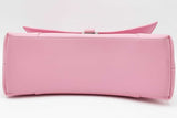 Balenciaga Downtown Pink Leather Shoulder Bag Eb1024pcrdu