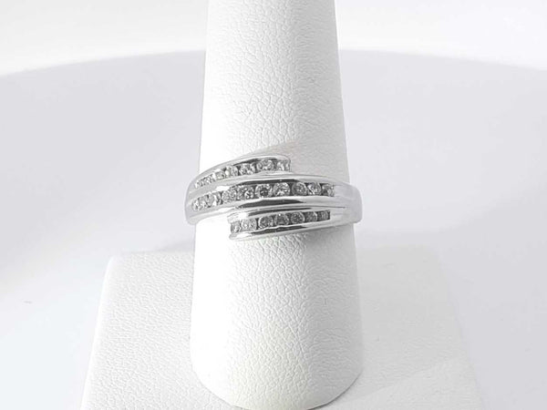 .48ctw Diamonds 14k White Gold 14k 4.9 Grams Ring Size 8 Sd0725lszsa