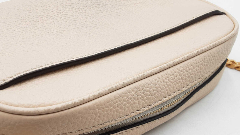 Tory Burch Camera Bag In Beige Leather Fw0925crdu