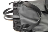 Prada Black Leather Drawstring Backpack Eb0626lxxzde