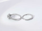 1.41 Cttw Diamond 14k White Gold Wedding Set 7 Grams Size 7 Aa1025przsa